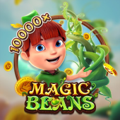 Magic Beans hot slot game artwork inside the Dairy Queen online casino lobby